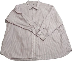 Hamilton Shirtmakers Bespoke Pink Stripe Cotton Shirt Big and Tall - Picture 1 of 6