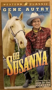 OH SUSANNA(B&W VHS)Gene Autry/Smiley Burnette/Frances Grant~TESTED & PLAYS CLEAR - Picture 1 of 4