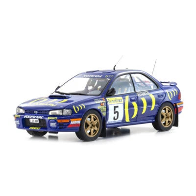 1:18 Kyosho KY8962B Carlos Sainz Subaru Impreza #5 Winner Monte Carlo 1995 - Image 1 of 4
