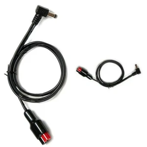 3.28ft Right Angle DC Power Cable Lead for ICOM IC-705 Transceiver - Zdjęcie 1 z 7