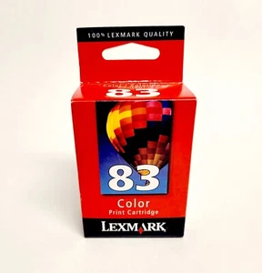 Genuine LEXMARK 83 Color Ink Cartridge OEM Original - Picture 1 of 24