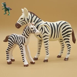 Playmobil-cebra y potro-animal-sabana africana-zoo-reserva-animal-safari-africa - Picture 1 of 1