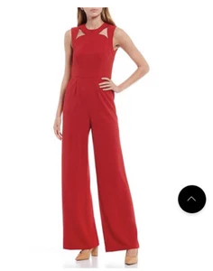 Calvin Klein Sleeveless Cut Out Stretch Jumpsuit Size 14 - Picture 1 of 2