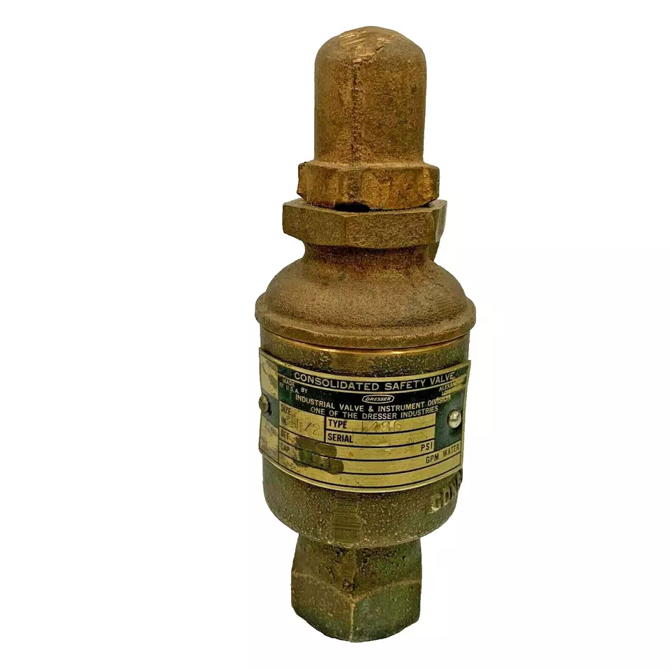 Consolidated / Dresser Model 1486 Safety Relief Valve 1/2" 140 psi  - Image 1 of 4