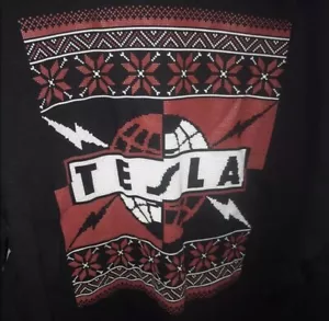 Rockband TESLA CONCERT Sweatshirt offiziell Rock Haar Metall schwarz XL NEU - Bild 1 von 4