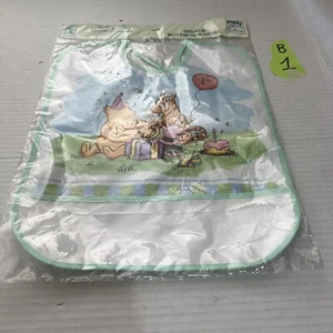 Vintage Winnie the Pooh 1st Birthday Bib Party Express Hallmark Disney New - Picture 1 of 6