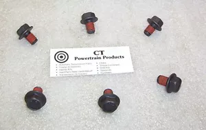 GMC Chevy Buick Hummer BMW Isuzu Cadillac 6 Piece Converter Bolts Kit Metric New - Foto 1 di 1