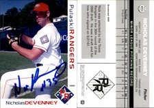 Justin Dunning Signed 2002 Grandstand Vero Beach Dodgers #NNO Card Auto