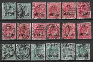 GB EDVII Colección de Oficiales Usados (49v) - Imagen 1 de 3