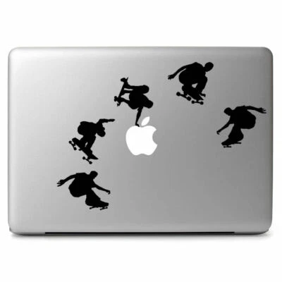 Skating Skateboard Boys Skater Kids Decal Sticker for Macbook Laptop Car Window - Image 1 of 4