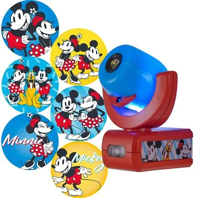 Projectables Disney Mickey and Minnie Mouse Night Light LED Projector, Plug-in, - Image 1 of 4