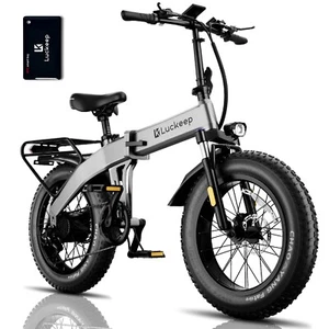 Luckeep X1 Lite Folding Electric Bike for Adults 48V 15AH Battery 30MPH 60 Miles - Picture 1 of 11