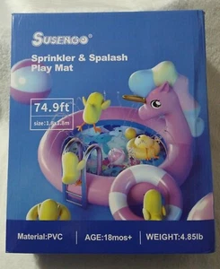 Susengo Sprinkler And Splash Water Play Mat - Picture 1 of 8