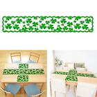ST Patricks Day Decor Rectangular Lace Table Runner for Indoor Bedroom Hotel