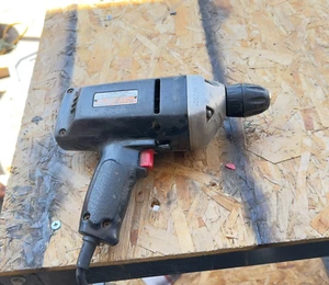 Craftsman 3/8 pn 375.11480 Corded Electric Drill Driver Keyless chuck SEE VIDEO - Picture 1 of 3