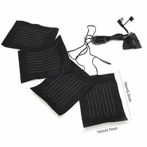 USB Elektrische Heizkissen Stoff Erwärmung Beheizte Kleidung Weste Jacke Pad Vnb - Bild 1 von 21