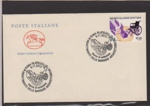 2012 Republic Italian First Day Cover Cavallino Barrier Architecture Ann - Picture 1 of 1