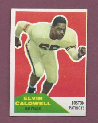 1960 FLEER FOOTBALL #120 ELVIN CALDWELL ROOKIE RC .99 SHIP P074 - Image 1 of 2