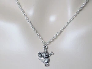 Collar Ratón Jerry Delicado Dije Plata Niños Adolescentes Regalo Personaje de Dibujos Animados - Imagen 1 de 5