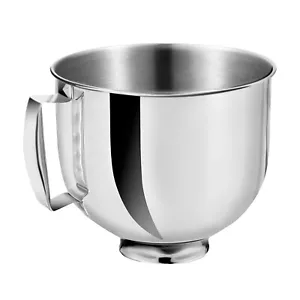 Für KitchenAid Rührschüssel Edelstahlschüssel Standmixer mit Handgriff 4,8L - Bild 1 von 11