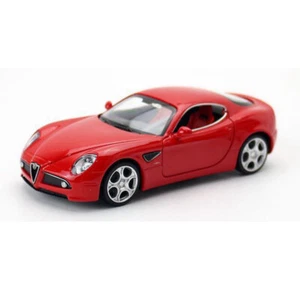 1:36 Alfa Romeo 8C 2009 Sports Car Model Car Diecast Toy Car for Kids Gift Red - Picture 1 of 7