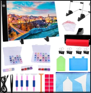 183PCS A4 Kit di luci per pittura diamantata, tavola luminosa per pittura diamantata - Foto 1 di 4