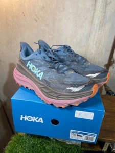 Size 10 -Hoka One One Stinson 7 Men’s Blue Running Walking Gym Shoes Sneakers - Picture 1 of 9