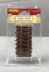 Lemax Christmas Village Brown Picket Fence Accessory New - Bild 1 von 2