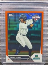 2023 Topps Pro Debut Angel Genao Orange Foil Parallel #07/25 Lynchburg Hillcats