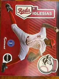 2017 Cincinnati Reds. Raisel Iglesias Fathead Decal. 3 Stickers On Each - Picture 1 of 3
