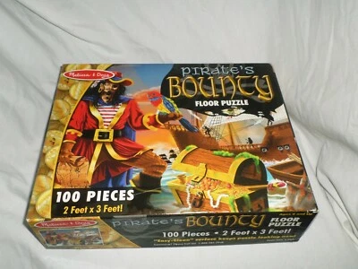 Melissa and Doug Floor Puzzle Pirate's Bounty 100 Piece 2' x 3' - Image 1 of 3