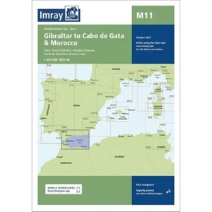 Imray Chart M11: Gibraltar to Cabo de Gata & Morocco | Latest Edition - Picture 1 of 1