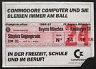 TICKET Eintrittskarte Bundesliga 1986/87 Bayern München - Hamburger SV # 16