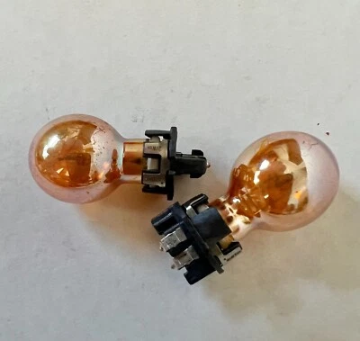 2x OEM Jaguar F-Pace XE XF Turn Signal Indicator Bulb Lamp Set Silver - Image 1 of 2