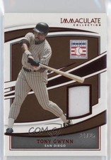 2022 Panini Immaculate Hall of Fame Materials Red /25 Tony Gwynn #HFM-TG HOF