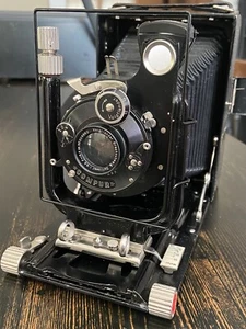 Clean Voigtlander Bergheil Folding Camera W/ Super Rare 13.2cm Collinear Lens - Picture 1 of 12