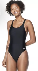 Speedo Damen Badeanzug One Piece Prolt Super Pro massiv Erwachsene Gr. 12/38 schwarz - Bild 1 von 4