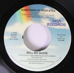 90'S Nm! 45 Bell Biv Devoe - Something in Your Eyes / something in your eyes On - Picture 1 of 2