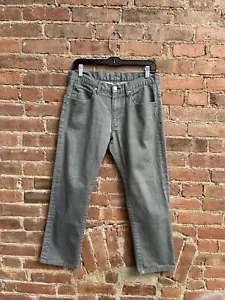 Lanvin en Bleu Men’s Jeans, Sz 31 X 26, Gray Cotton Stretch, Japan - Picture 1 of 11
