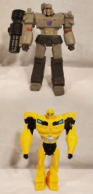 Transformers Titan Guardians Megatron & Bumblebee Figures 6" Warriors Lot of 2 - Image 1 of 4