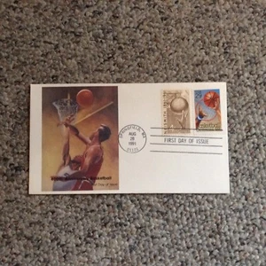 U.S. FDI 100th Anniv. Basketball Hüllen 28.08.1991 Scott #1189 & 2560 "SIEHE BILDER" - Bild 1 von 2