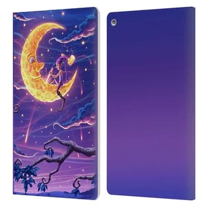 OFFICIAL CHRISTOS KARAPANOS DARK HOURS LEATHER BOOK WALLET CASE FOR AMAZON FIRE - Picture 1 of 17