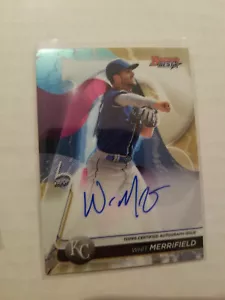 2020 Bowman's Best Autograph Whit Merrifield Auto #B20-WM Kansas City Royals - Picture 1 of 1