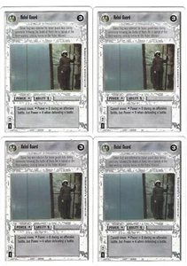 Rebel Guard x4 8/10 LP+ Decipher Star Wars CCG Premiere Unlimited LPURG-01 - Picture 1 of 1