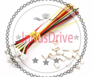 5 sets Micro JST SH 1.0mm 4-Pin Female Connector with Wire and Male Connector ~ - Picture 1 of 5
