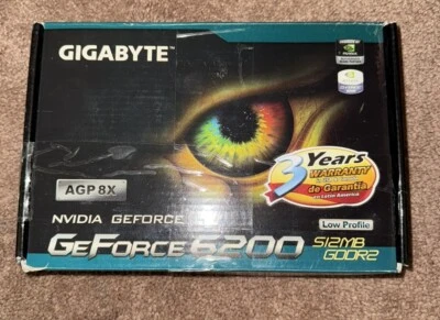 Gigabyte NVIDIA GeForce 6200 (GV-N62-512L) 512 MB GDDR2 SDRAM AGP 4x/8x Graphics - Image 1 of 4