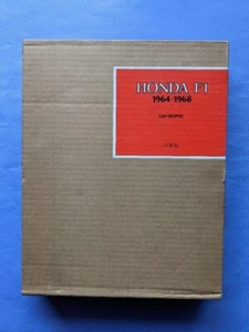 HONDA F1 1964-1968 Car Graphic Japan Vintage Book Hard Cover Nigensha Excellent - Picture 1 of 7