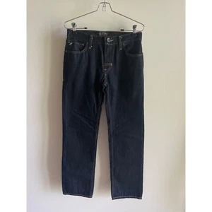 Vans Dark Denim Jeans Boys Straight Wide Leg 27x29 - Picture 1 of 12