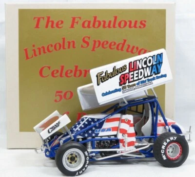 LINCOLN SPEEDWAY  1/25 #1  FABULOUS LINCOLN SPEEDWAY Sprint Car GMP 50 YEARS - Image 1 of 2
