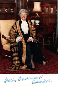 Betty Boothroyd MP Speaker of The House of Commons. Signed Autograph Photograph - Imagen 1 de 1